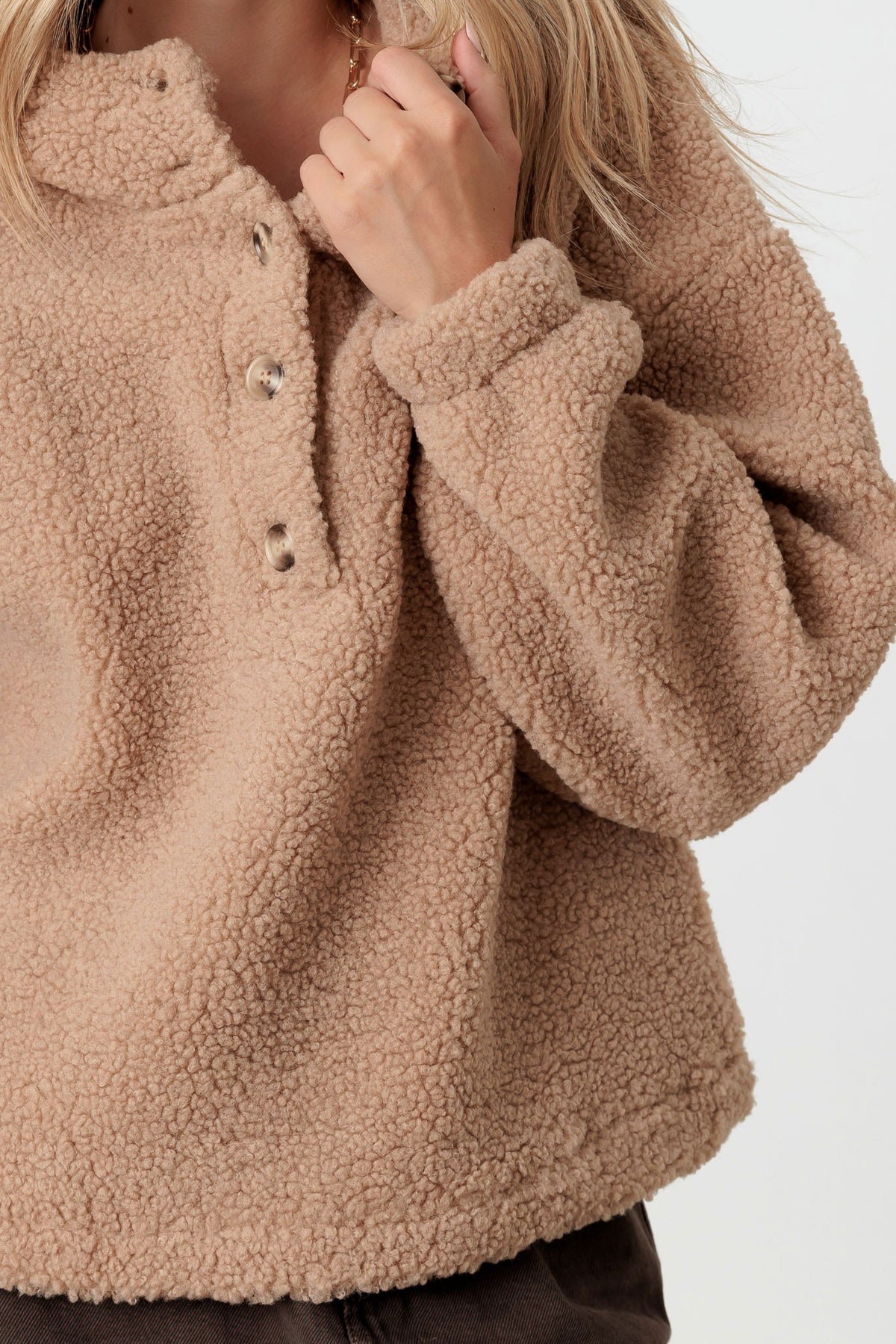 SNOWFALL AND COFFEE SWEATER