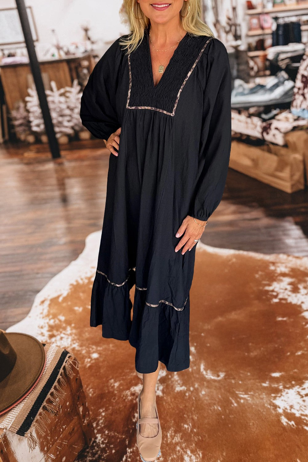 THE NETTIE CHEETAH DRESS