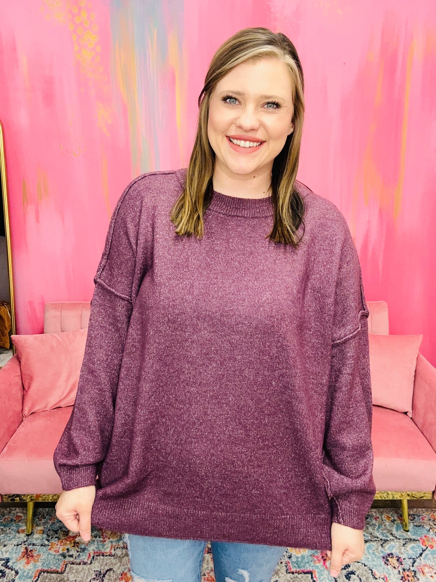 MAKES ME HAPPY SWEATER