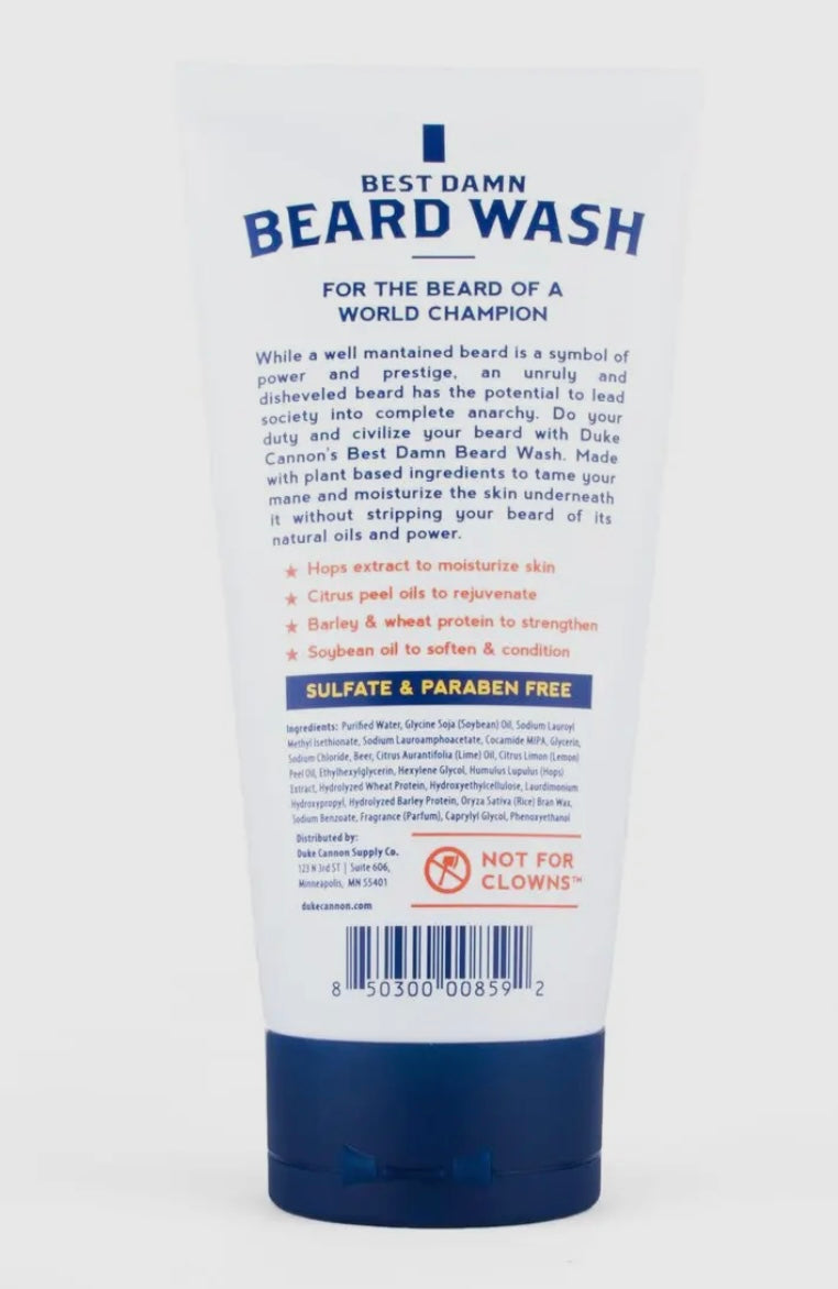 DUKE CANNON - BEST DAMN BEARD WASH
