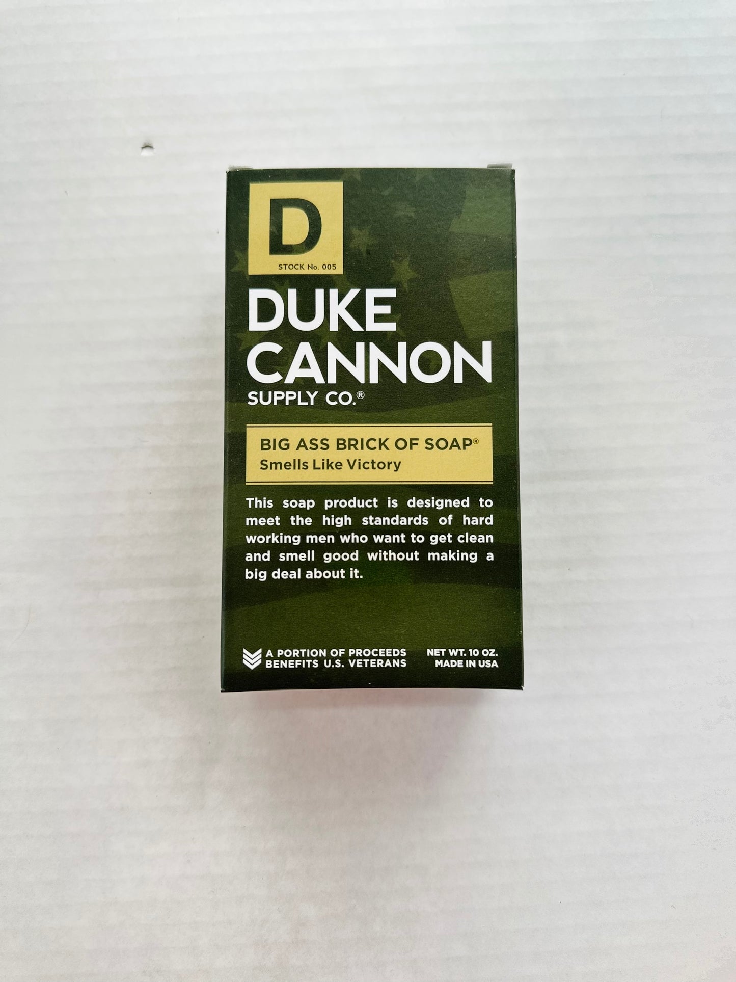 DUKE CANNON - SMELLS LIKE VICTORY BRICK OF SOAP