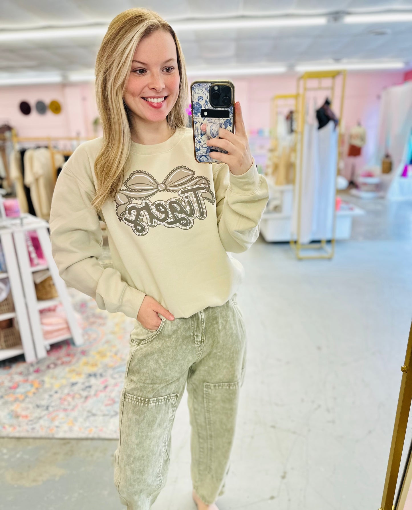 TIGER CAMO SWEATSHIRT