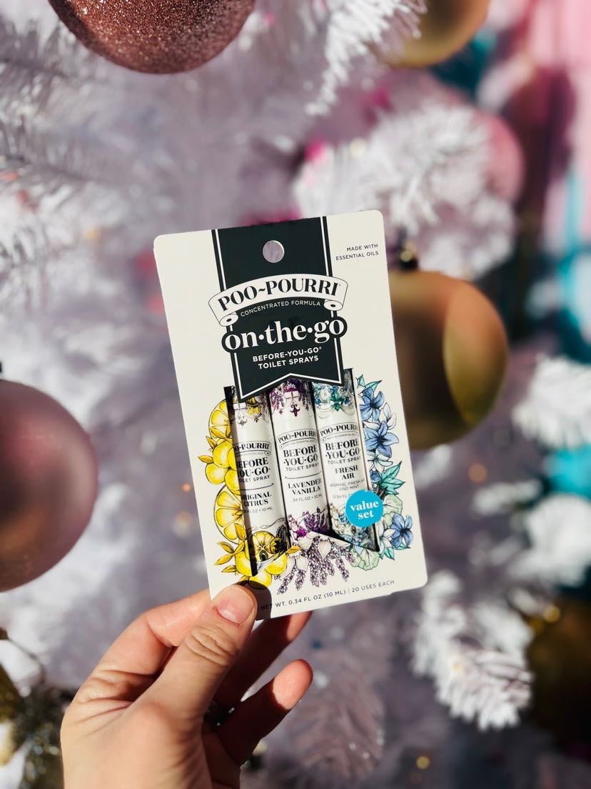 POURRI ON THE GO - 3 PACK TOILET SPRAY