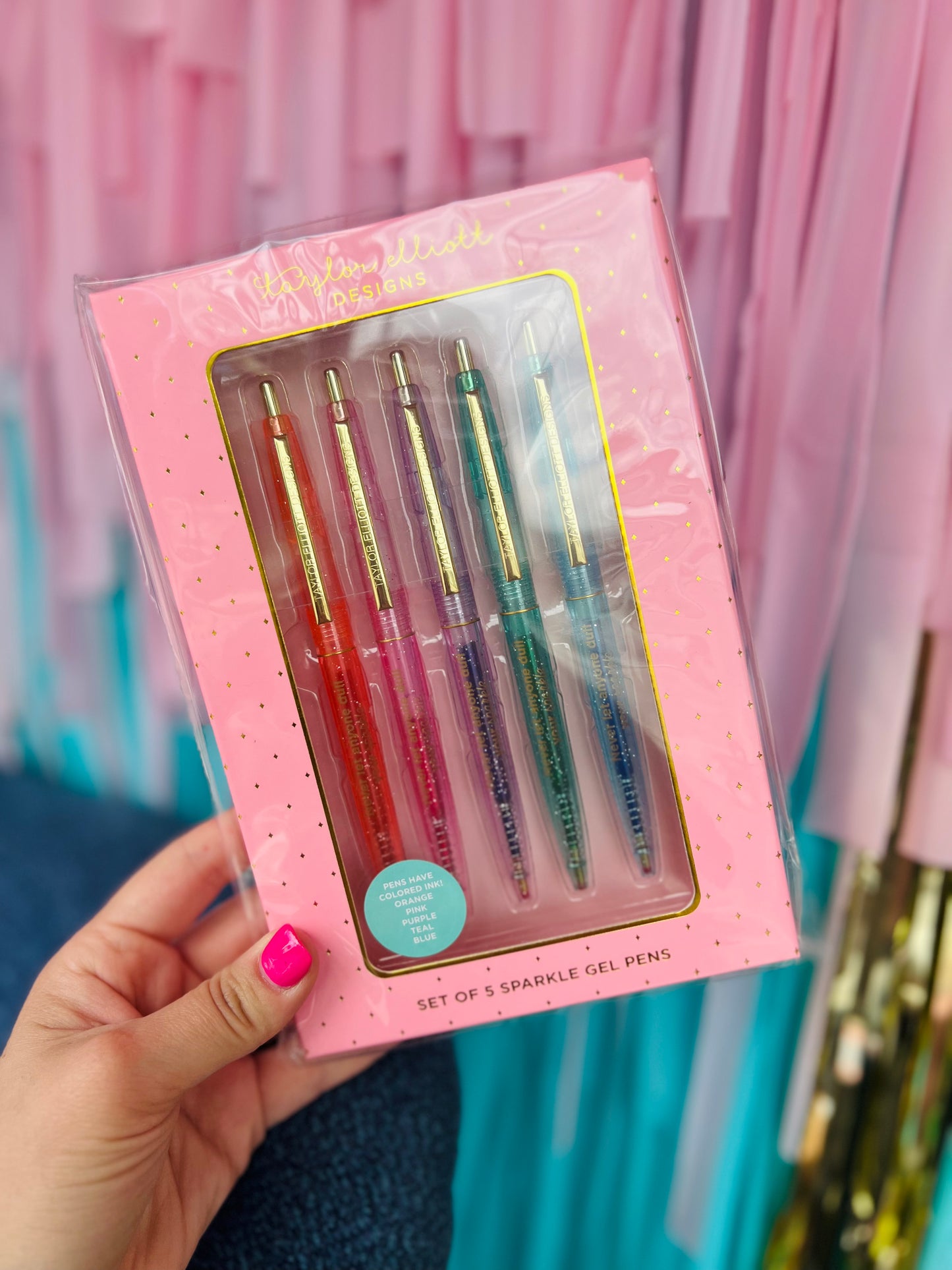 SPARKLE GEL INK PEN SET