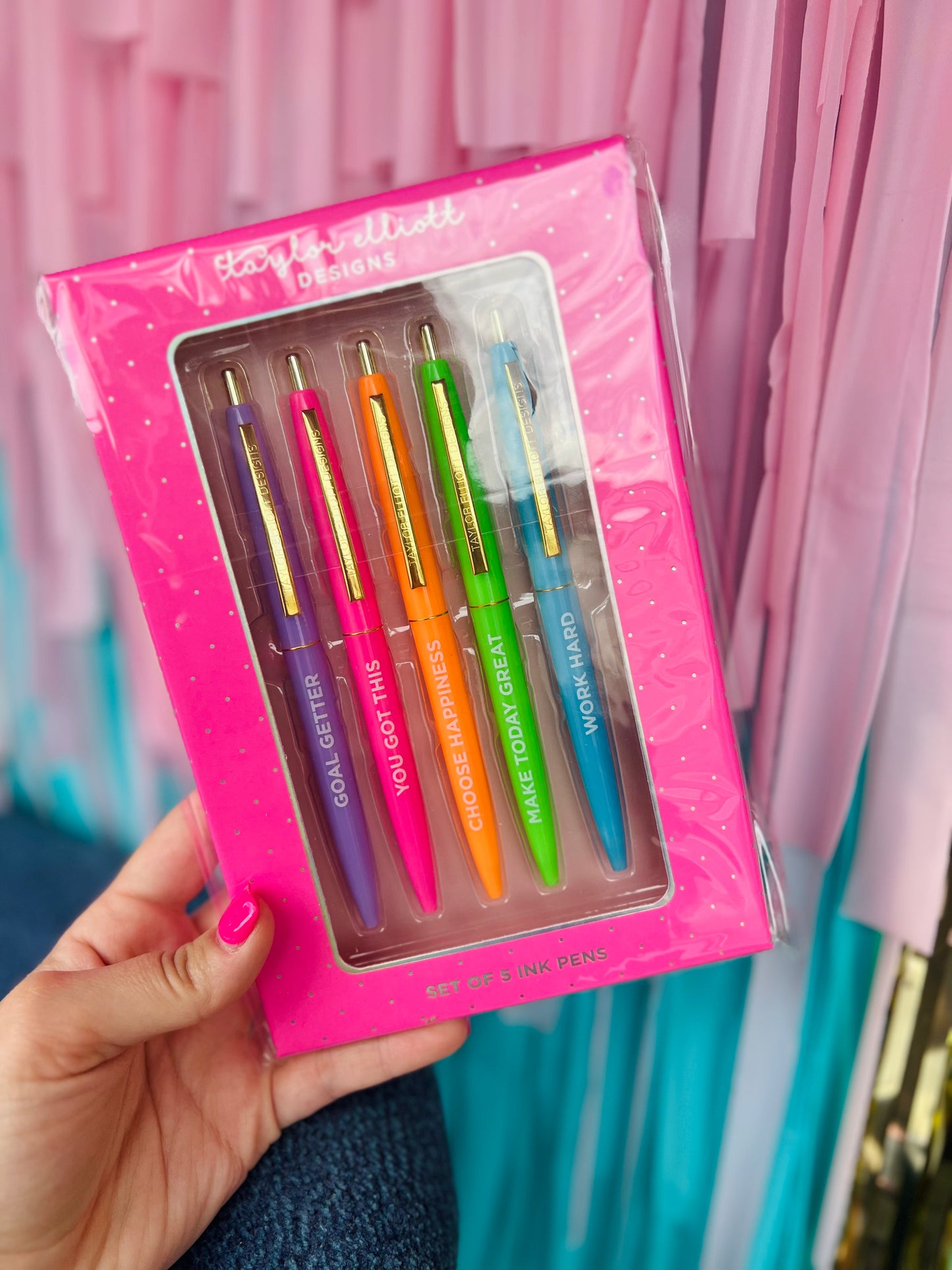 MOTIVATIONAL PEN SET IN GIFT BOX