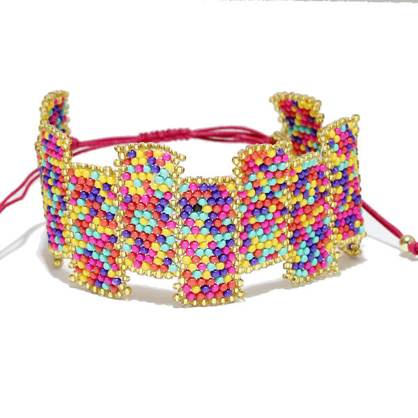 MULTI SEED BEAD BRACELET