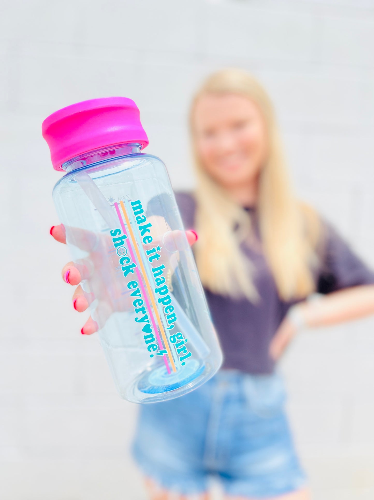 MAKE IT HAPPEN GIRL WATER BOTTLE