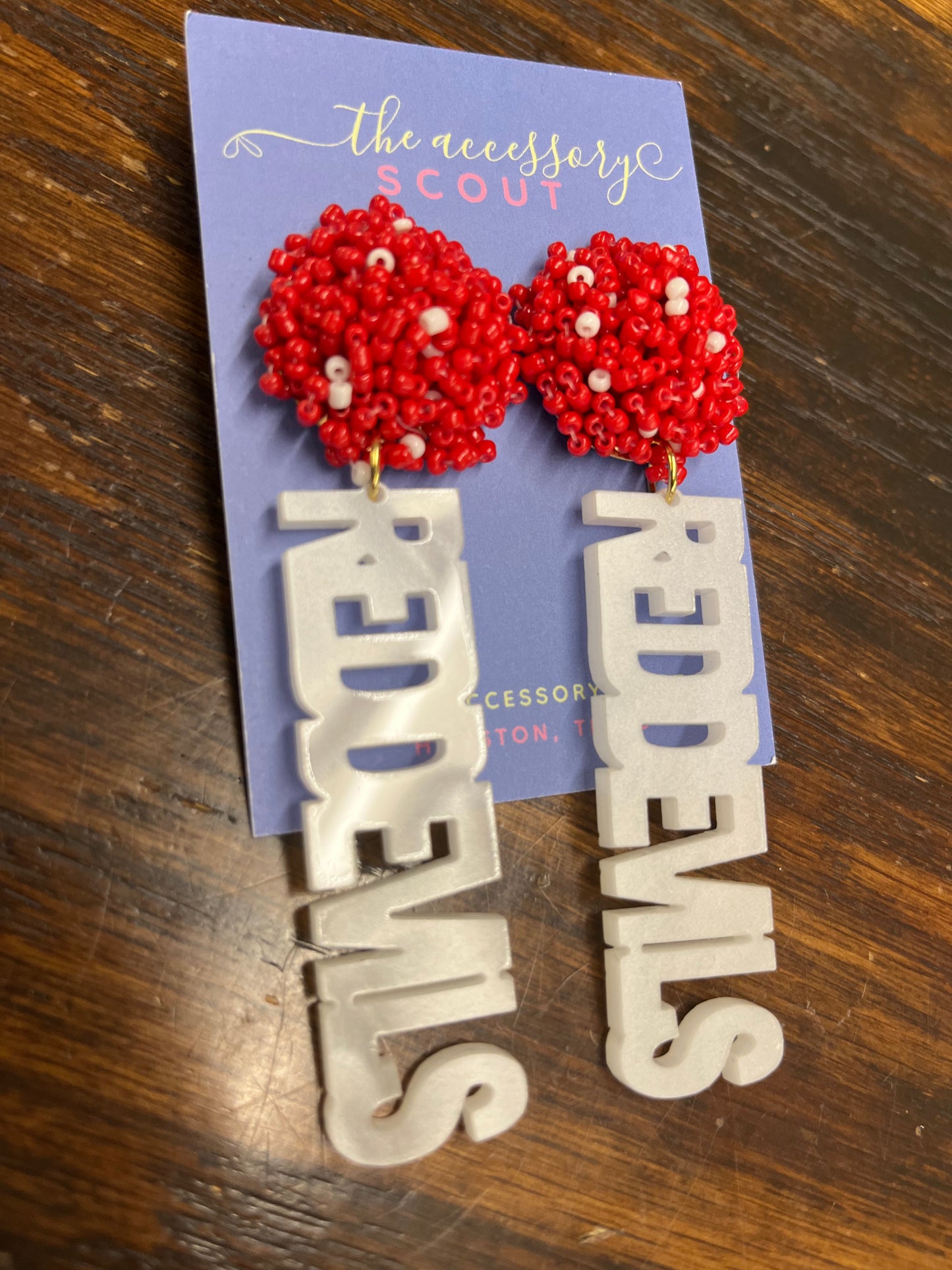 THE ACCESSORY SCOUT - HIGH SCHOOL TEAM EARRINGS