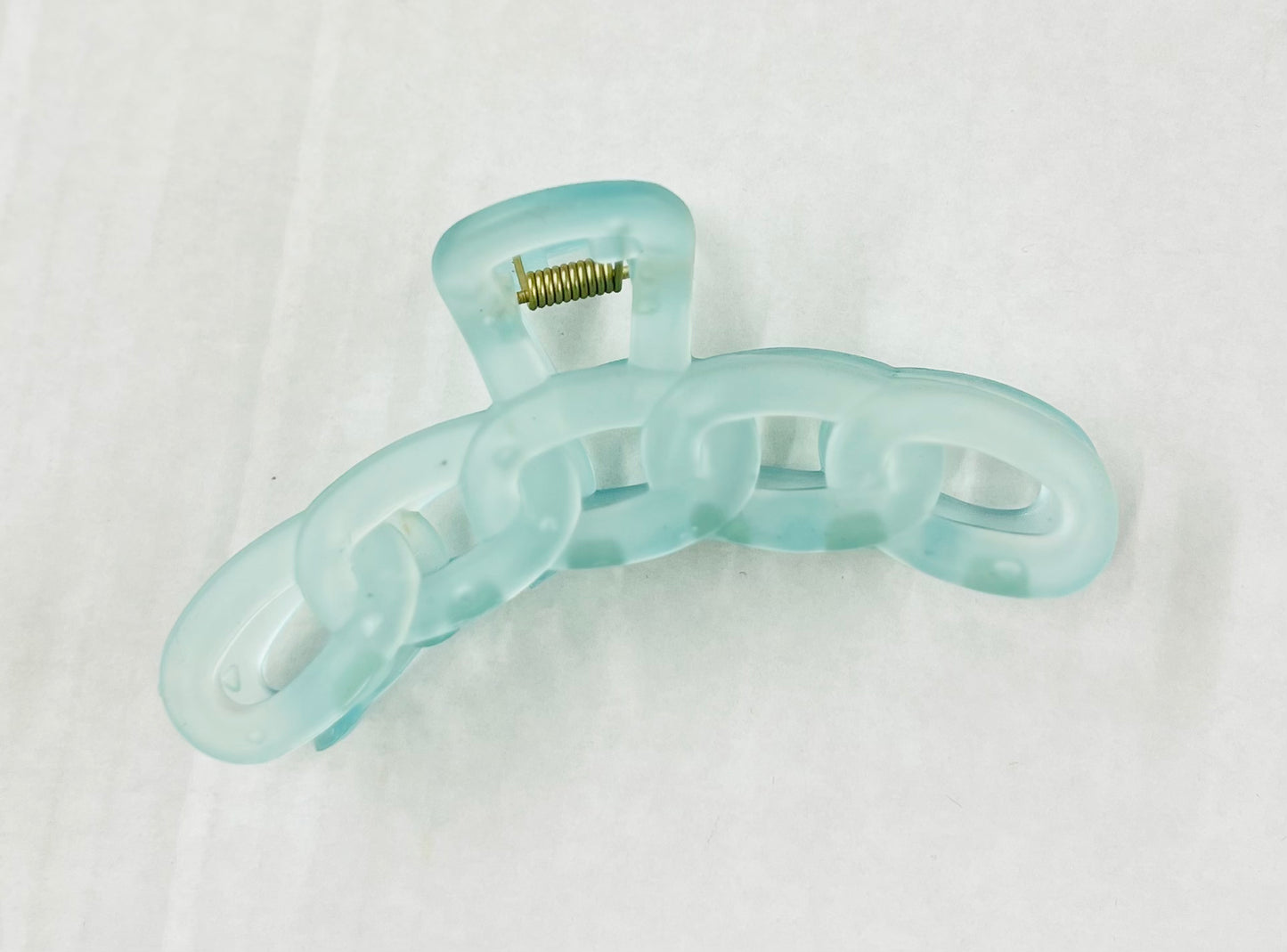 CLEAR CHAIN HAIR CLAW