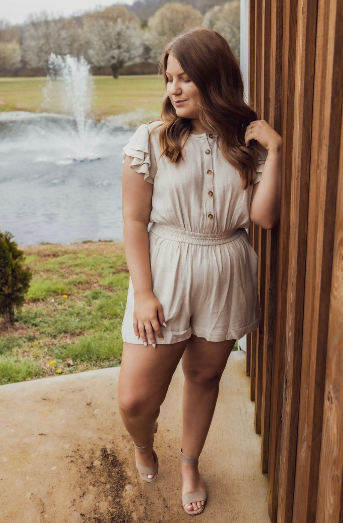 SPRING DROP - A LITTLE FLIRTATIOUS ROMPER