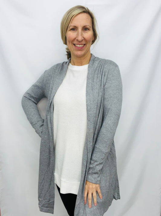 BLACK FRIDAY - BASIC OPEN FRONT CARDIGAN