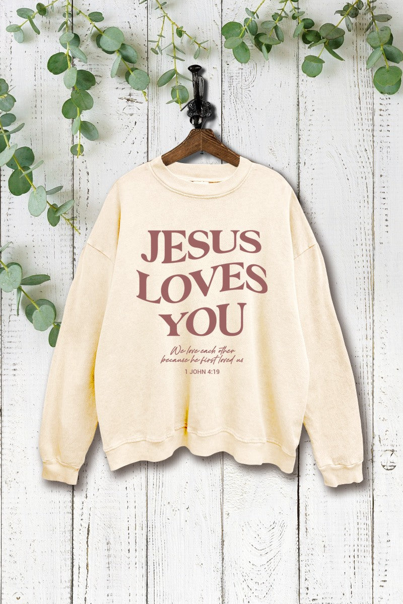 JESUS LOVES YOU SWEATSHIRT