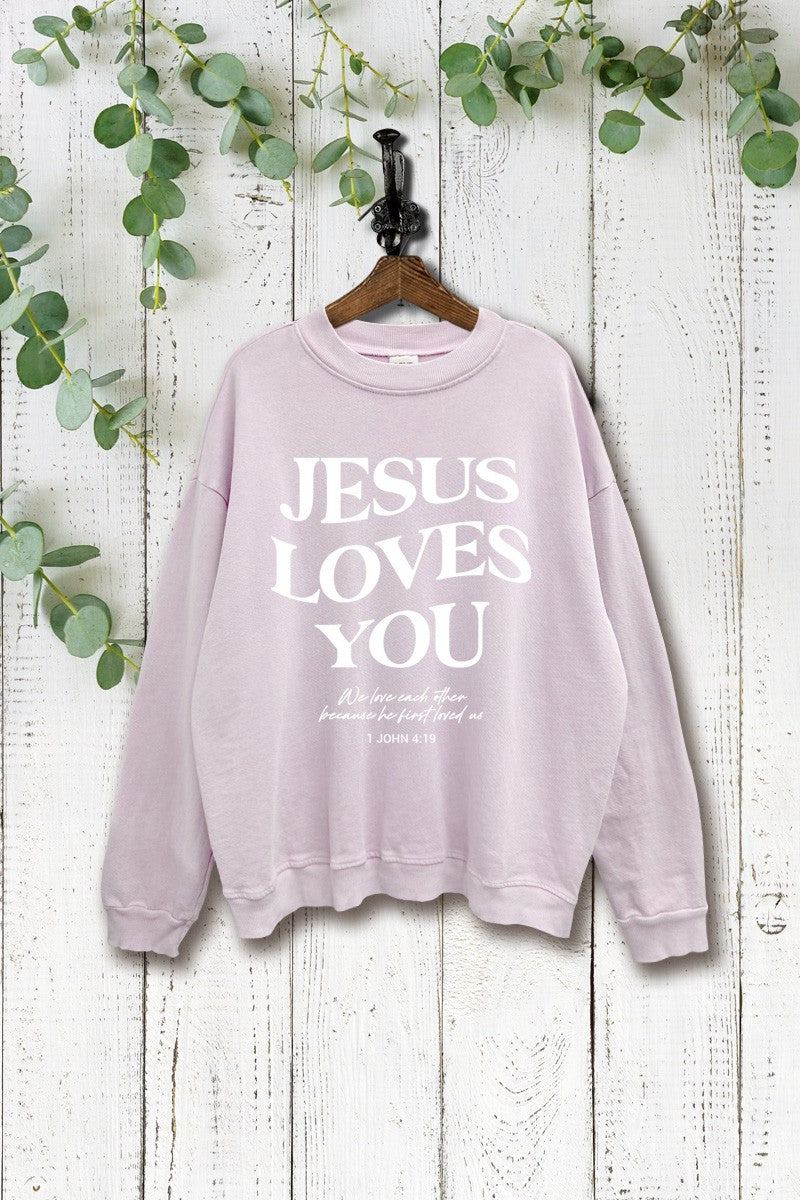 JESUS LOVES YOU SWEATSHIRT