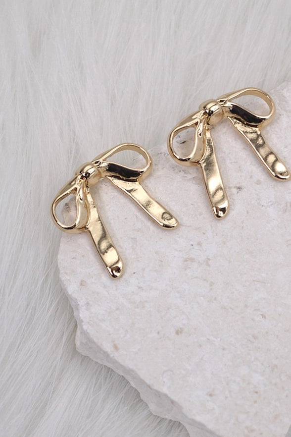 BOW STUD EARRINGS