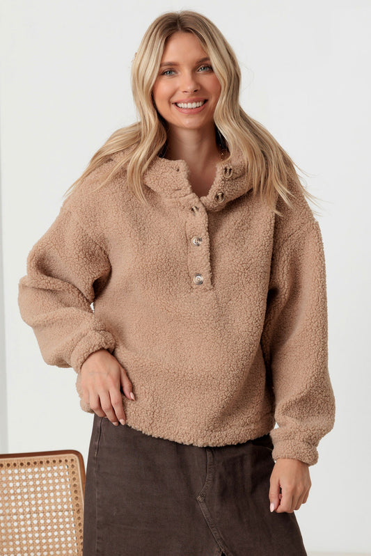 SNOWFALL AND COFFEE SWEATER