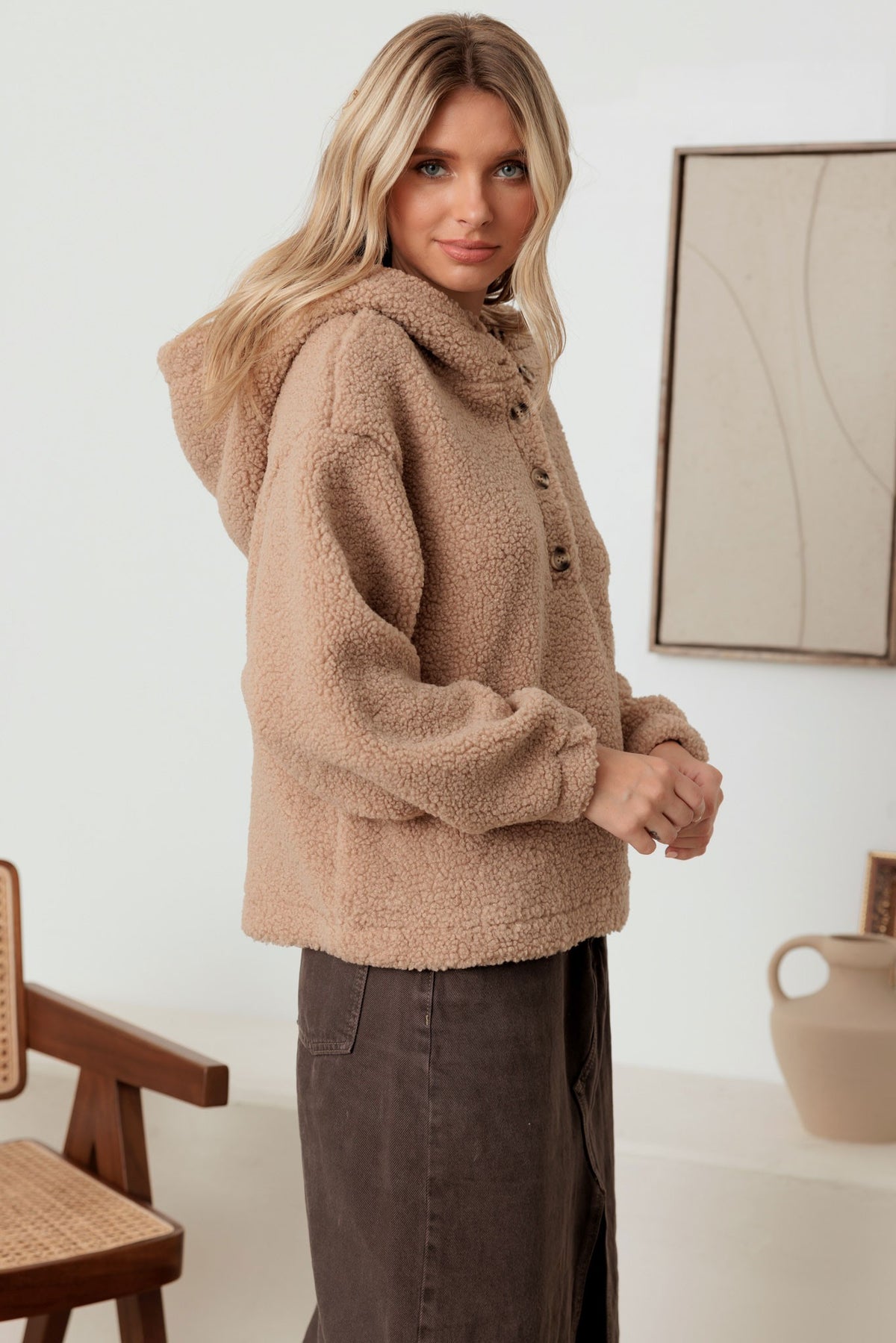 SNOWFALL AND COFFEE SWEATER