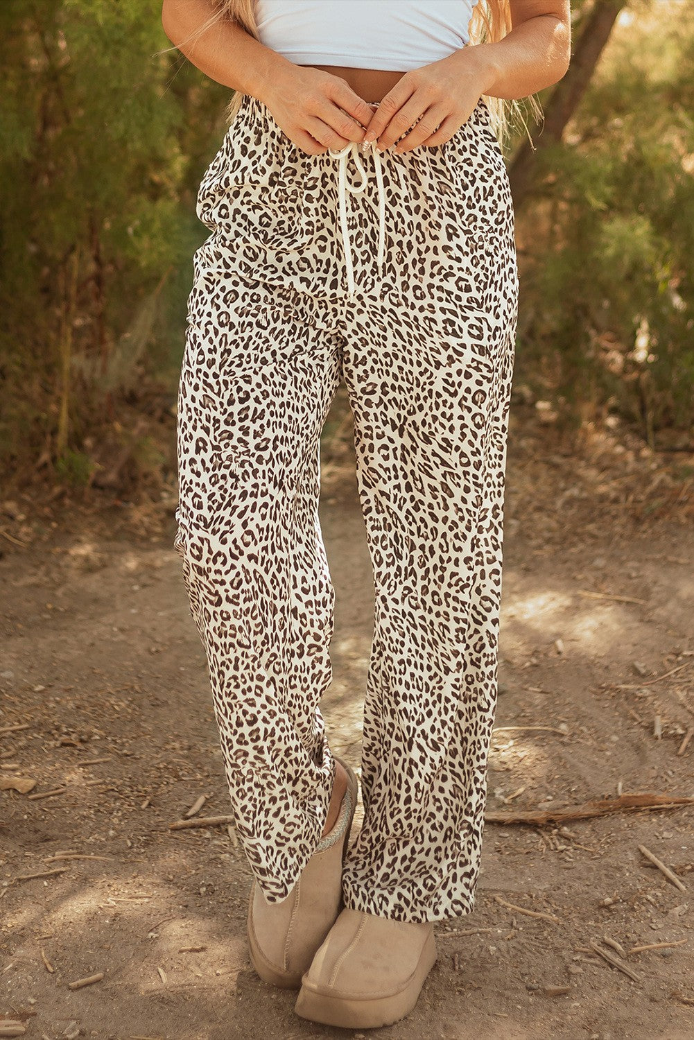 ANIMAL PRINT PANTS