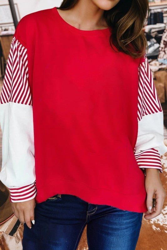 THE CLARISSA RED TOP