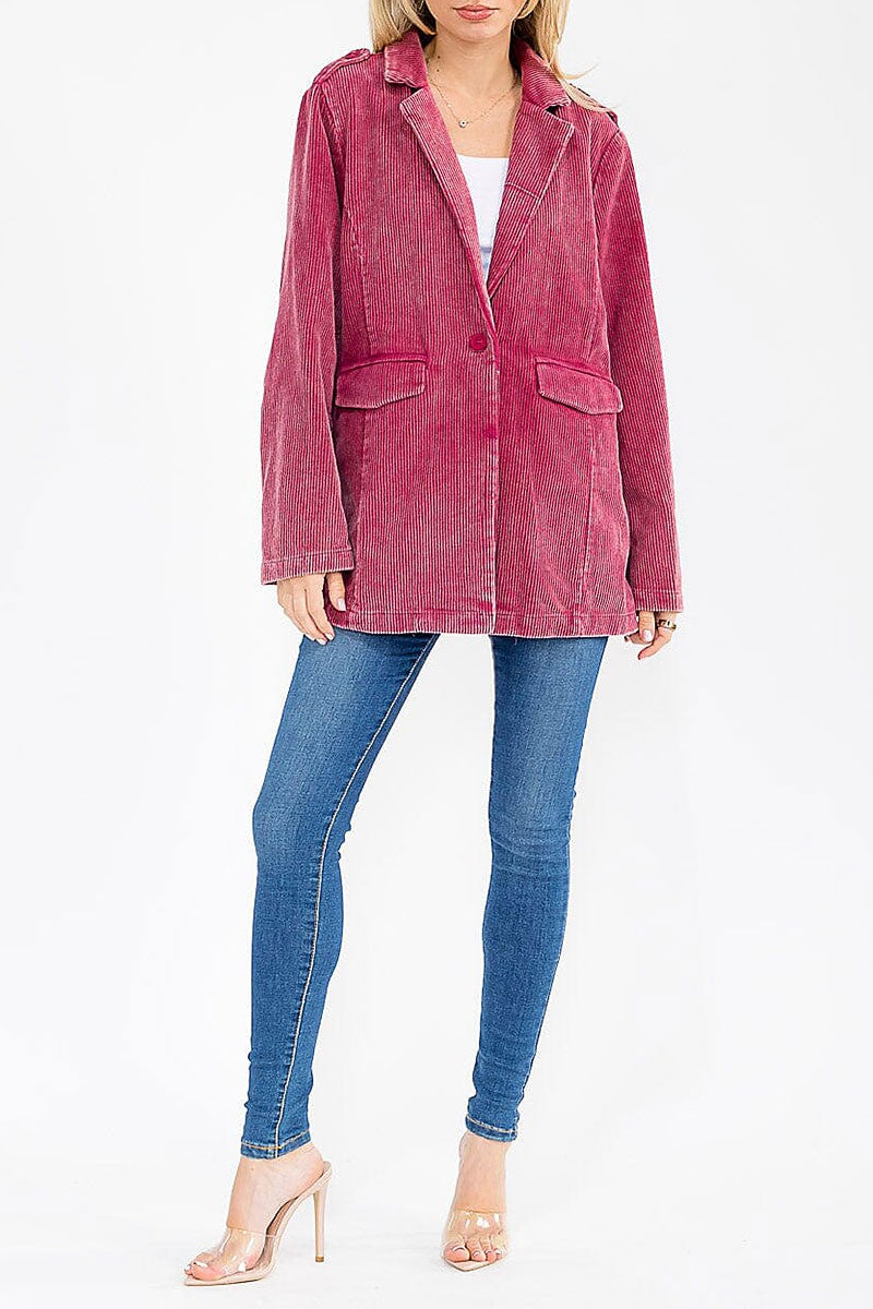 BLUSHING CRANBERRY CARDIGAN