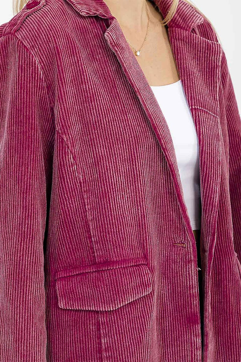 BLUSHING CRANBERRY CARDIGAN