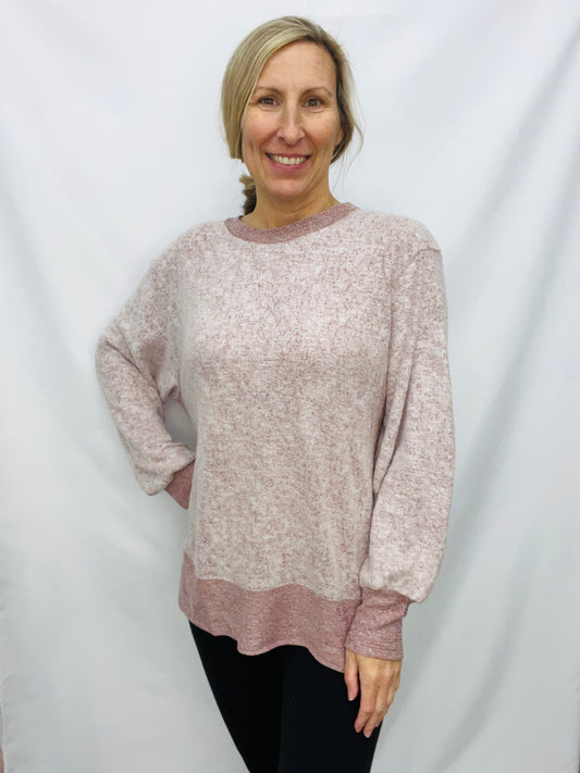BLACK FRIDAY - LONG SLEEVE WASHED TUNIC TOP