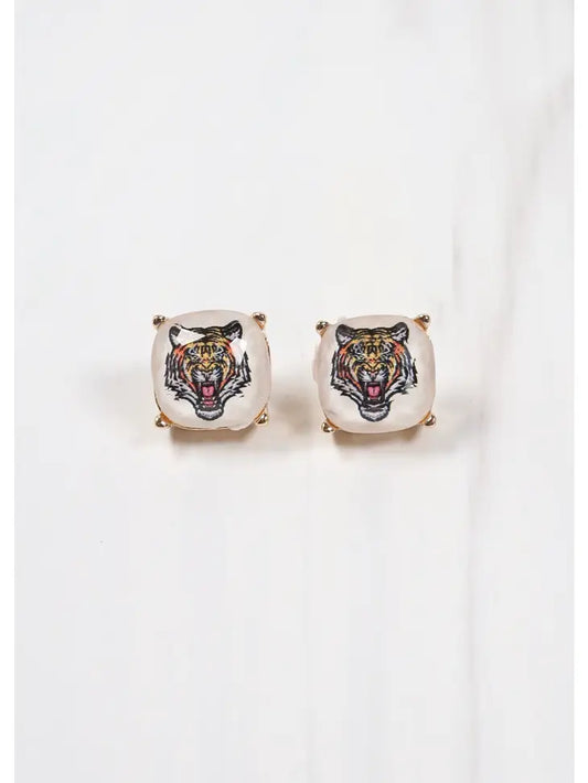 TIGER STUD EARRING