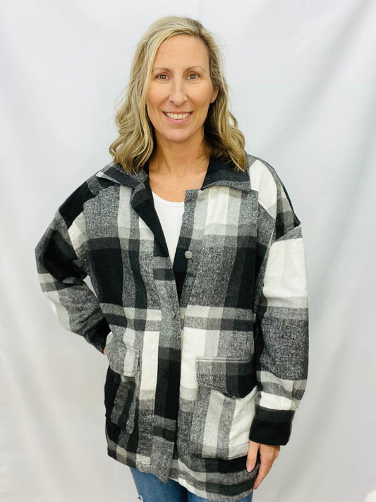 PLACES TO GO OVERSIZED JACKET