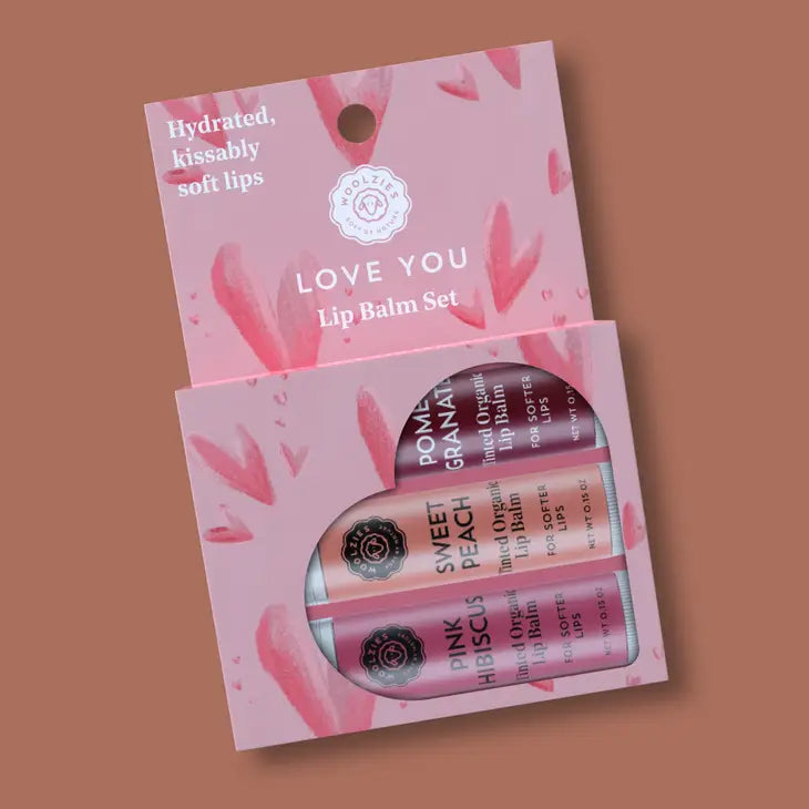 WOOLZIES - LOVE YOU LIP BALM SET