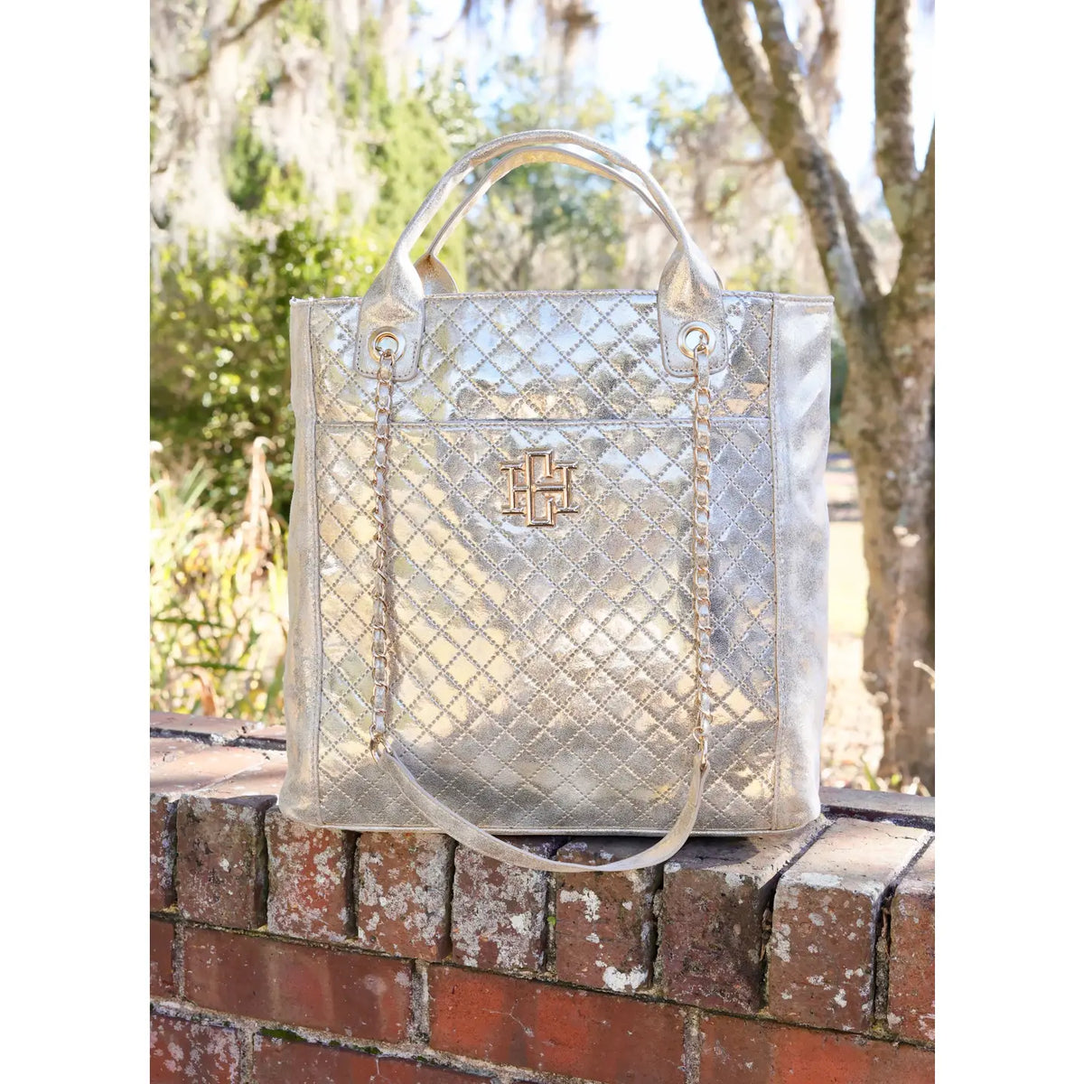 KINZLEY TOTE - CHAMPAGNE POP