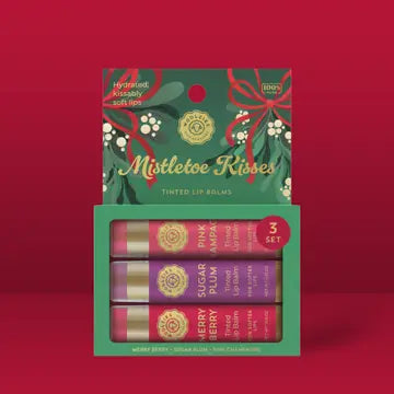 WOOLZIE MISTLETOE KISS LIP BALM SET