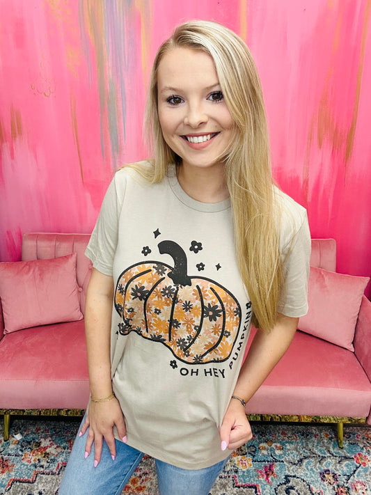 OH HEY PUMPKIN GRAPHIC TEE