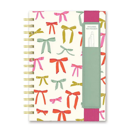 PUT A BOW ON IT NOTEBOOK WITH POCKET