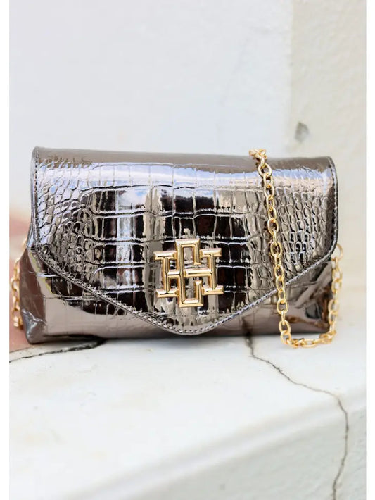 BRANDY CROSSBODY - GUNMETAL