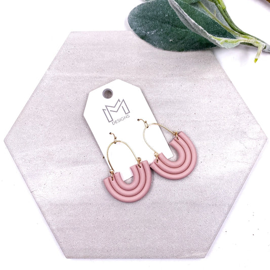 LYDIA EARRINGS - BLUSH
