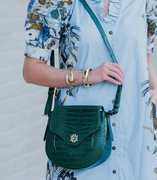 SASHA CROSSBODY - HUNTER GREEN