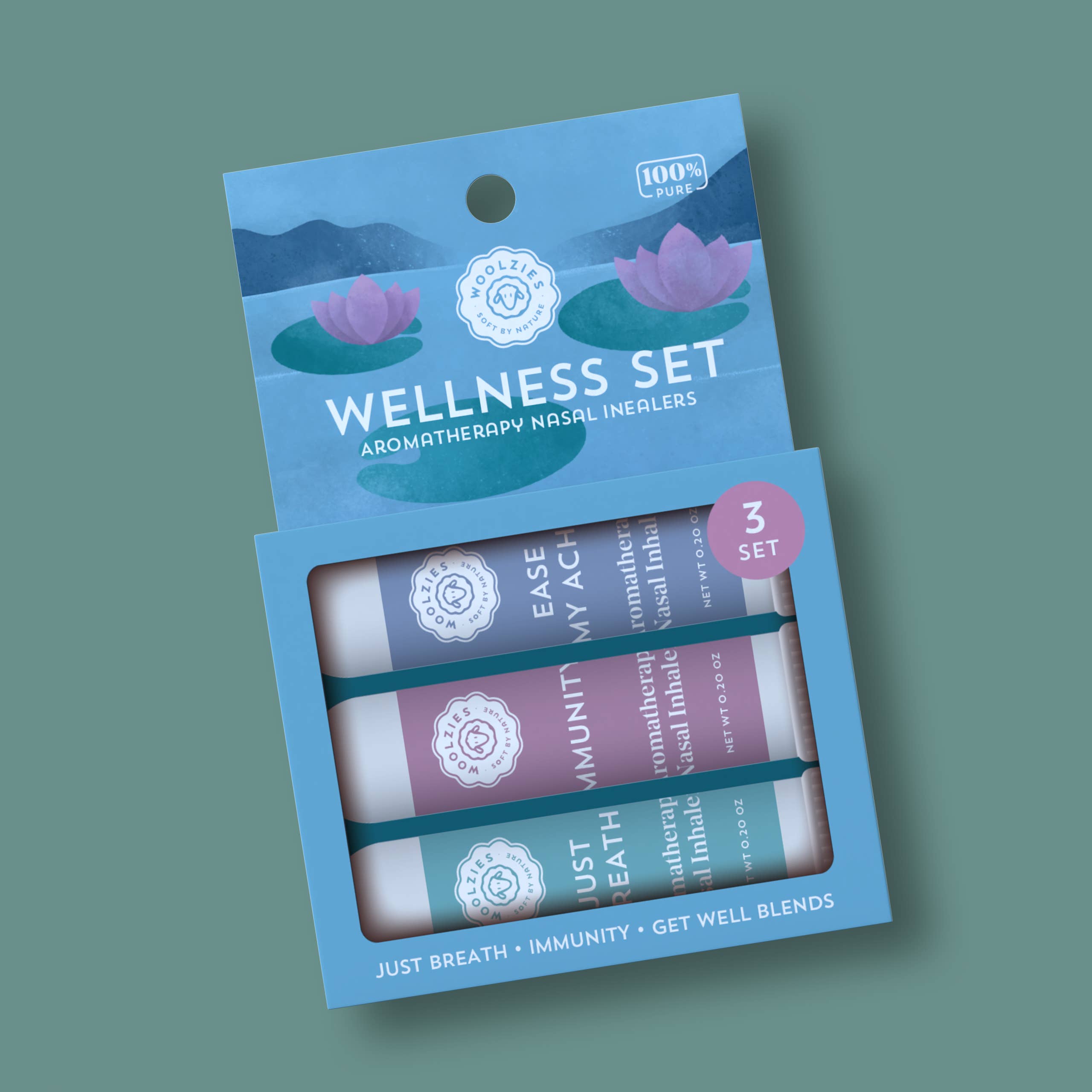 WOOLZIES - WELLNESS SET OF 3 NASAL INHALERS – Main Street Chic Boutique