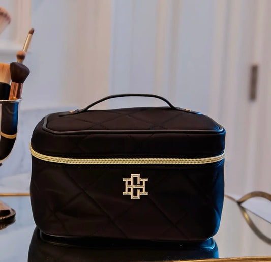HAMPTON TRAIN CASE - BLACK