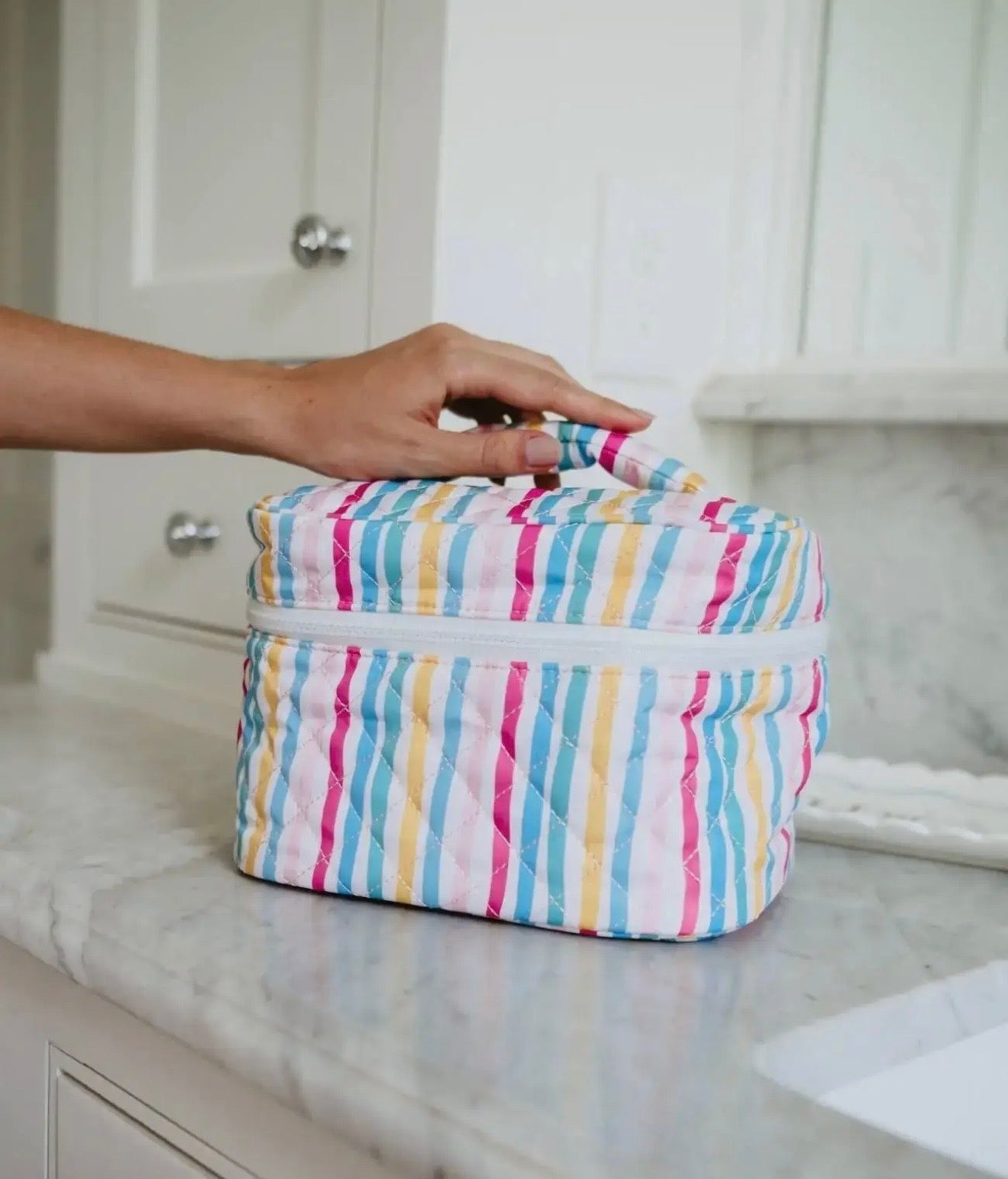 KATYDID MULTI COLORED STRIPES BAG