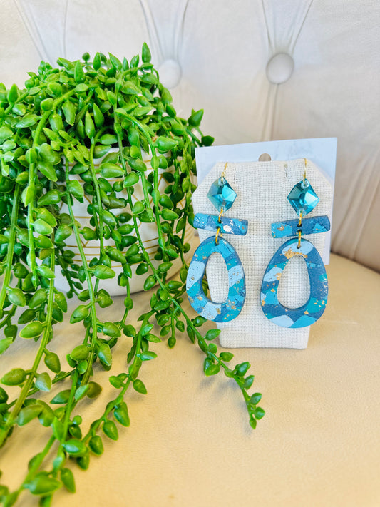 ALL SHADES OF BLUE EARRINGS