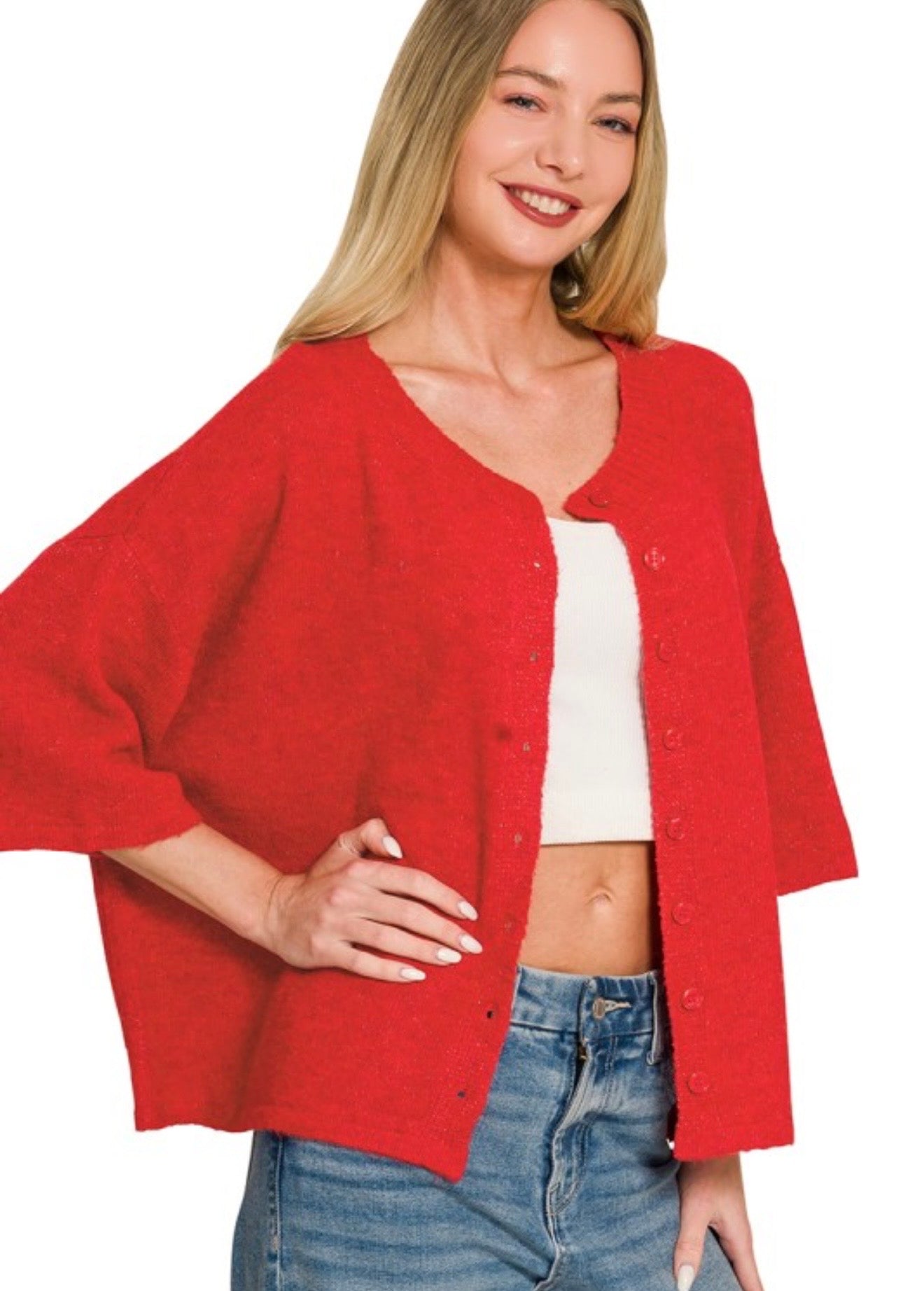 RED HOT CARDIGAN