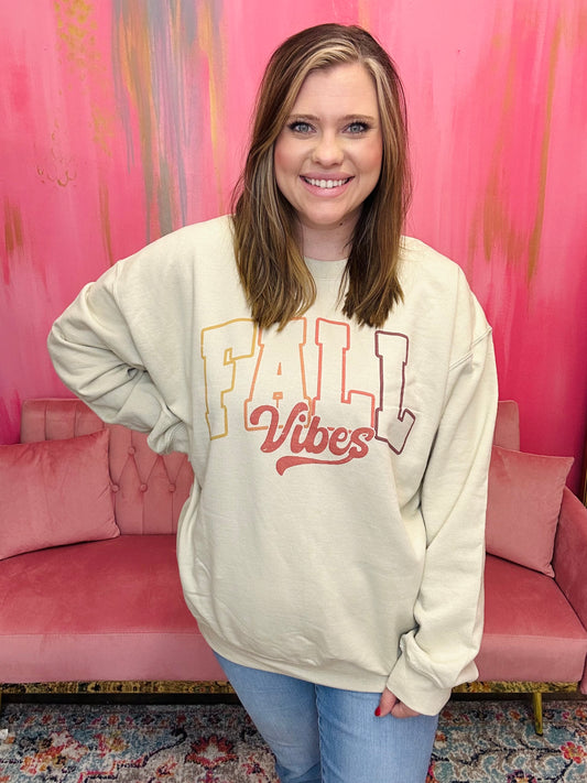 FALL VIBES GRAPHIC SWEATSHIRT