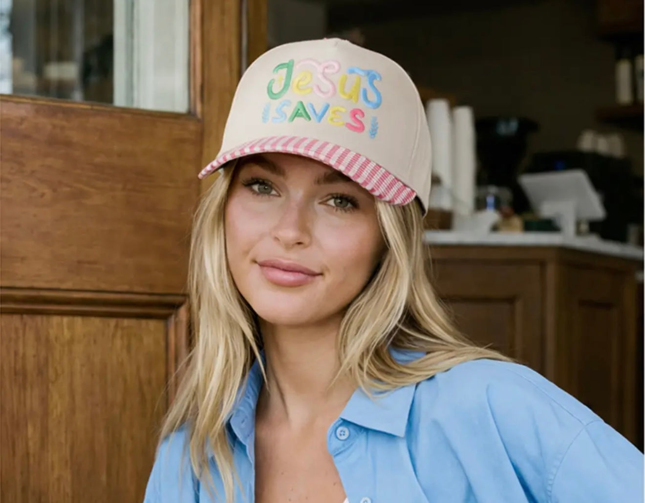 JESUS SAVES HAT