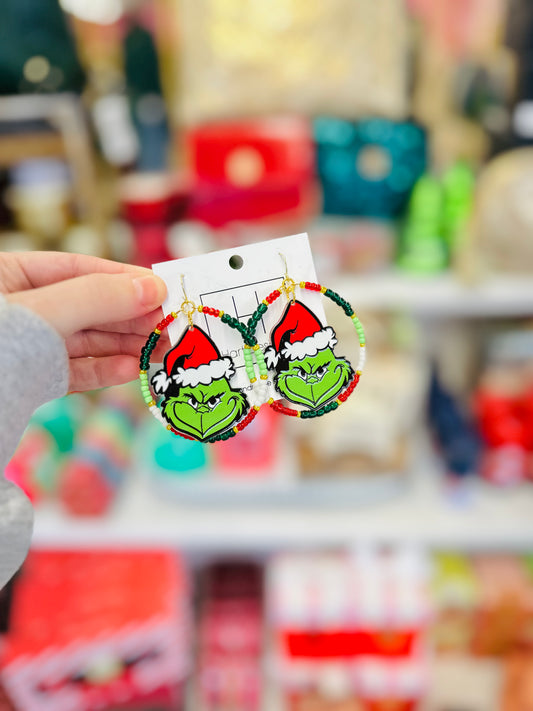 GRINCH EARRINGS