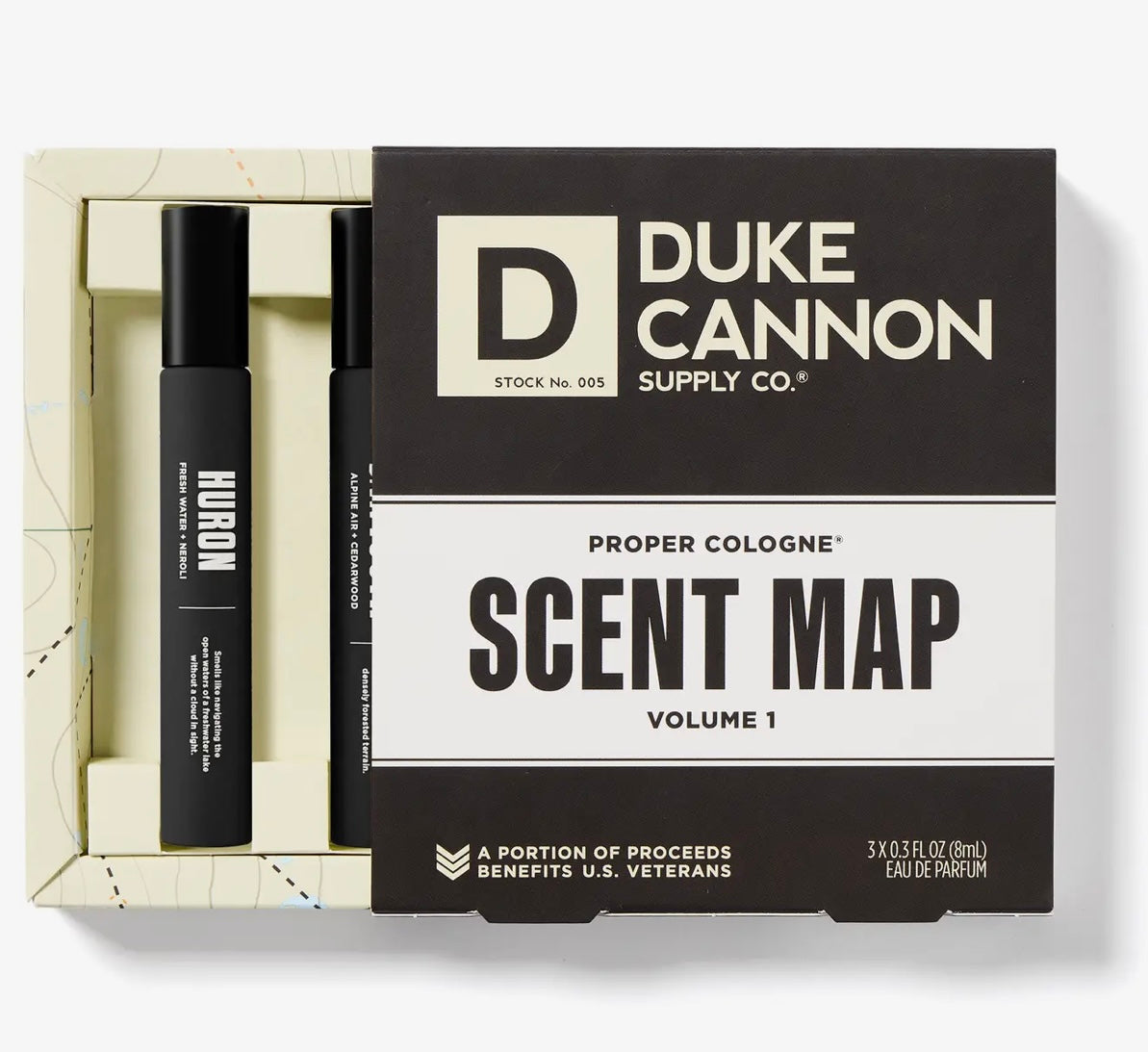 DUKE CANNON SCENT MAP