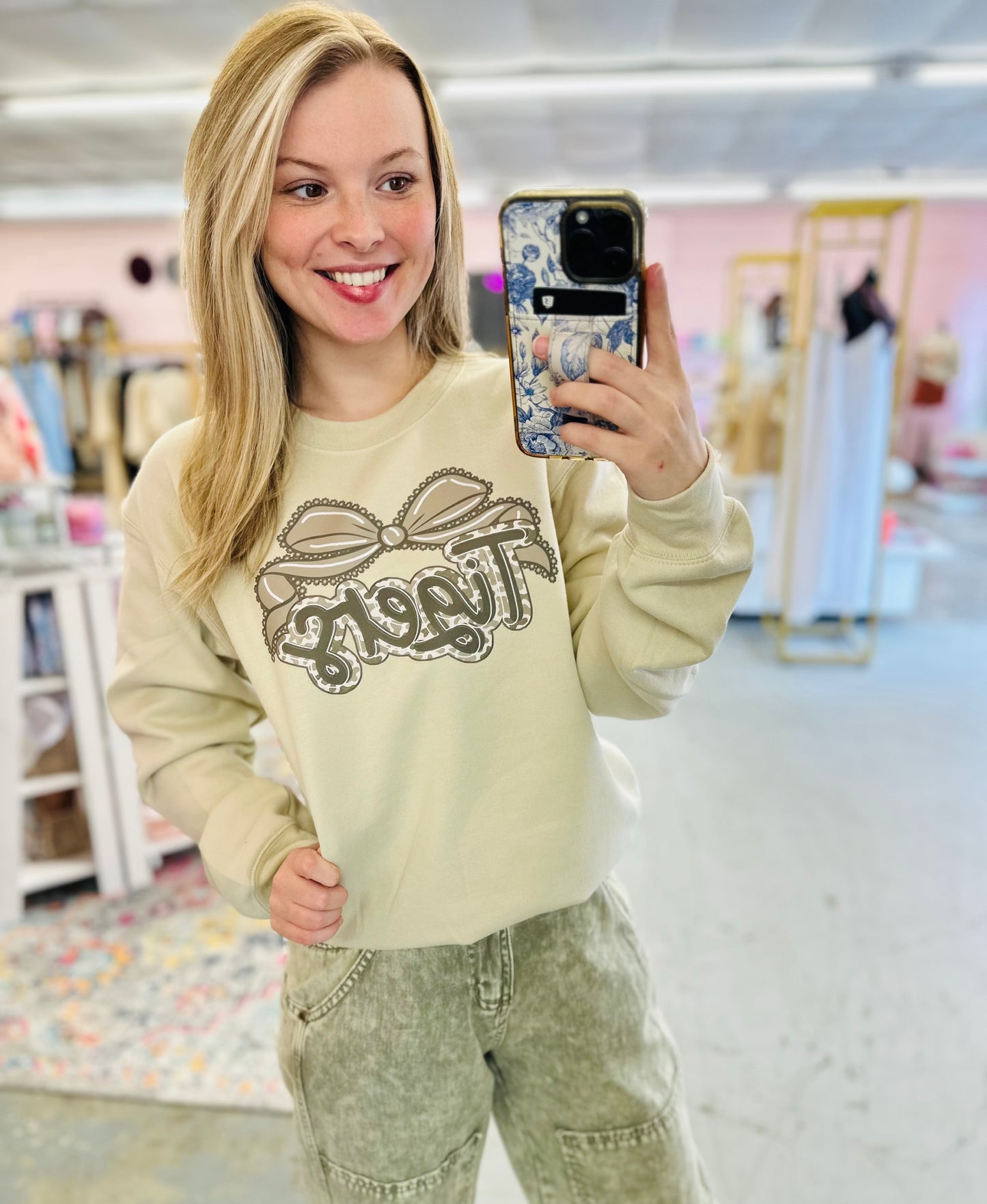 TIGER CAMO SWEATSHIRT