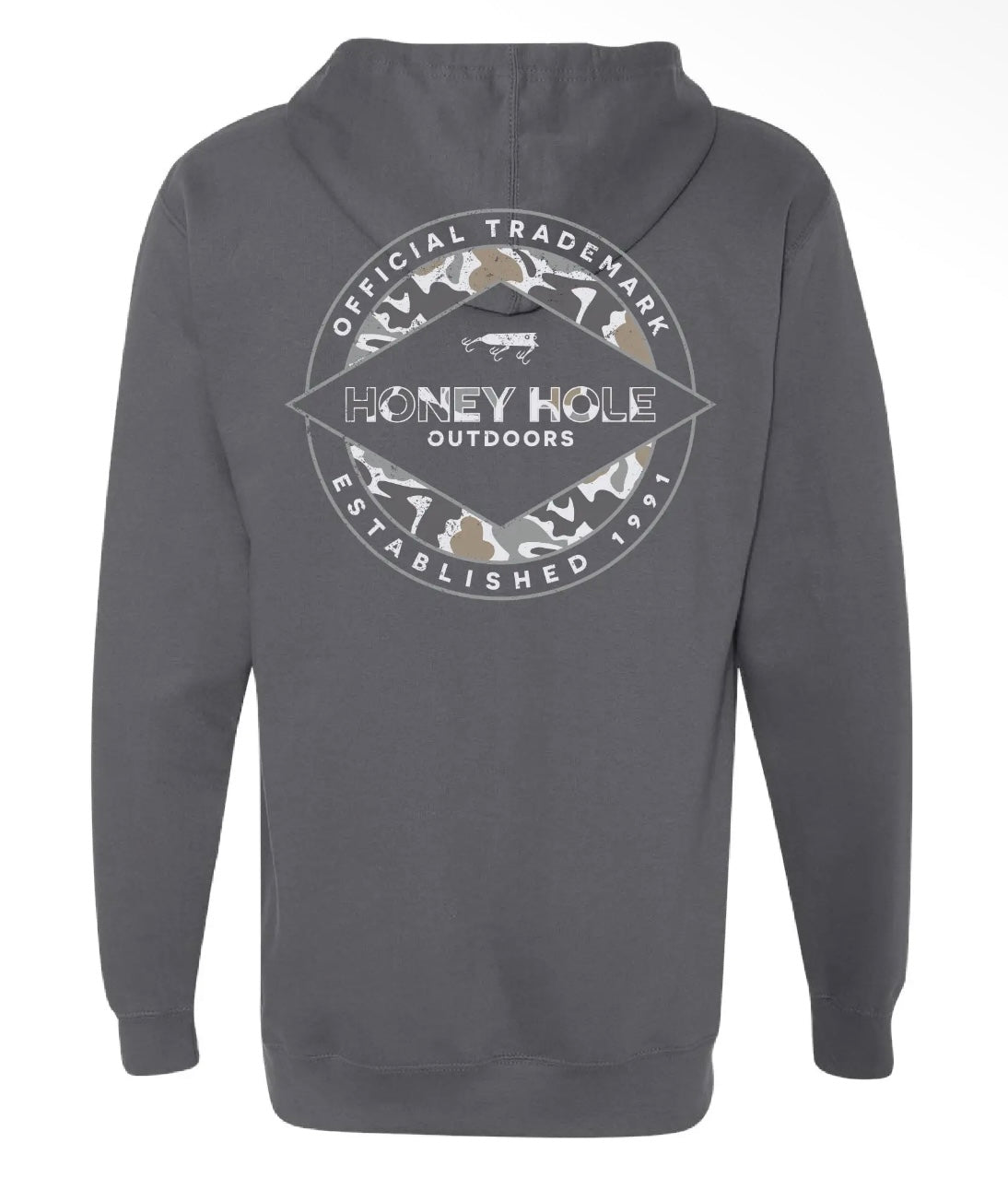 HONEY HOLE GREY HOODIE