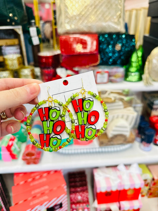 HO HO HO EARRINGS