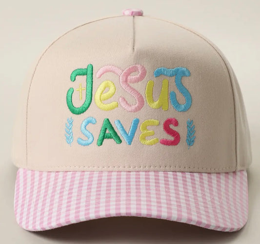 JESUS SAVES HAT