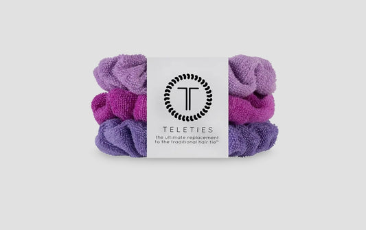 TELETIE TERRY CLOTH SCRUNCHIES