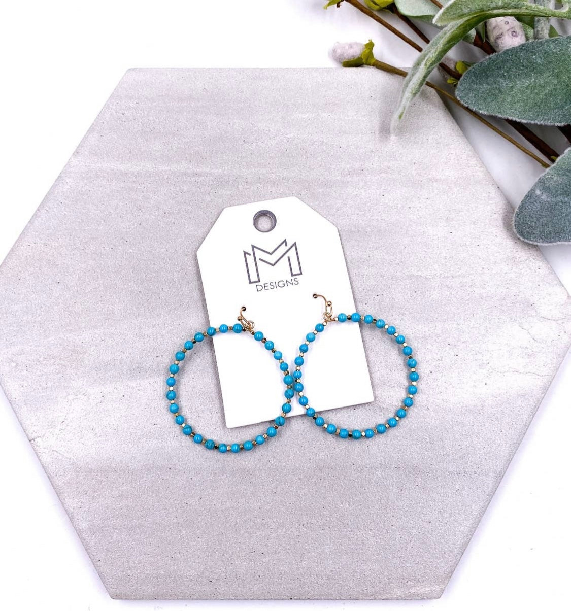 LARAMIE EARRINGS IN TURQUOISE